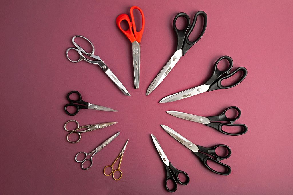 Ножницы Micron VIT-22-Z зигзаг в чехле 205 мм