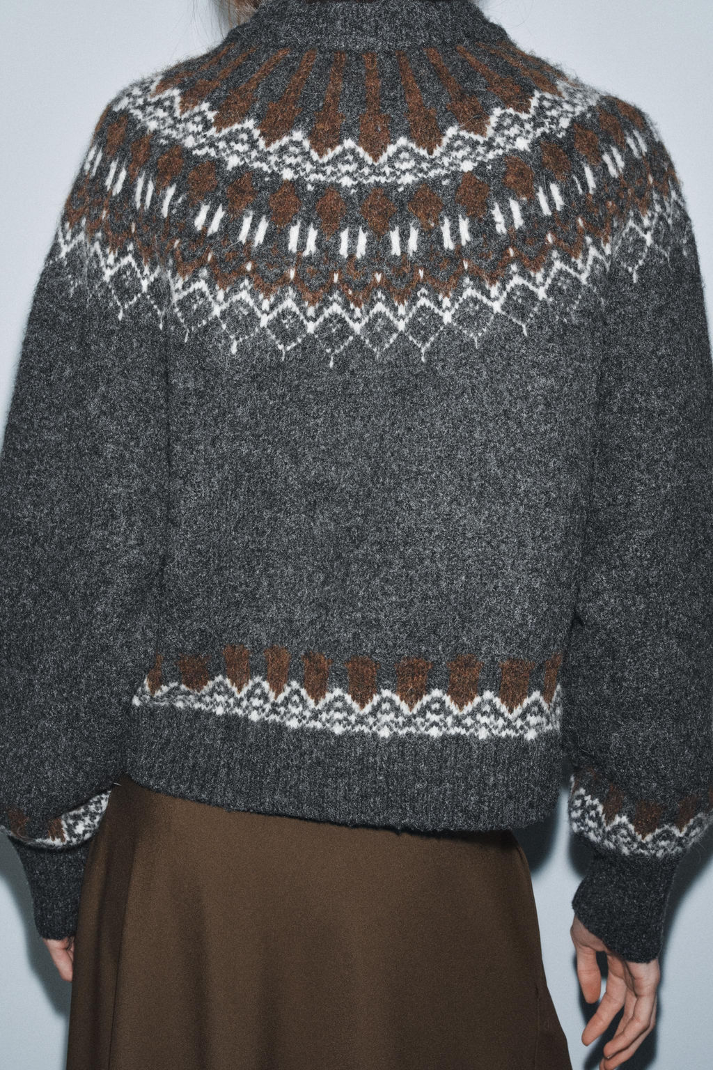 JACQUARD KNIT JUMPER - Zara фото 3