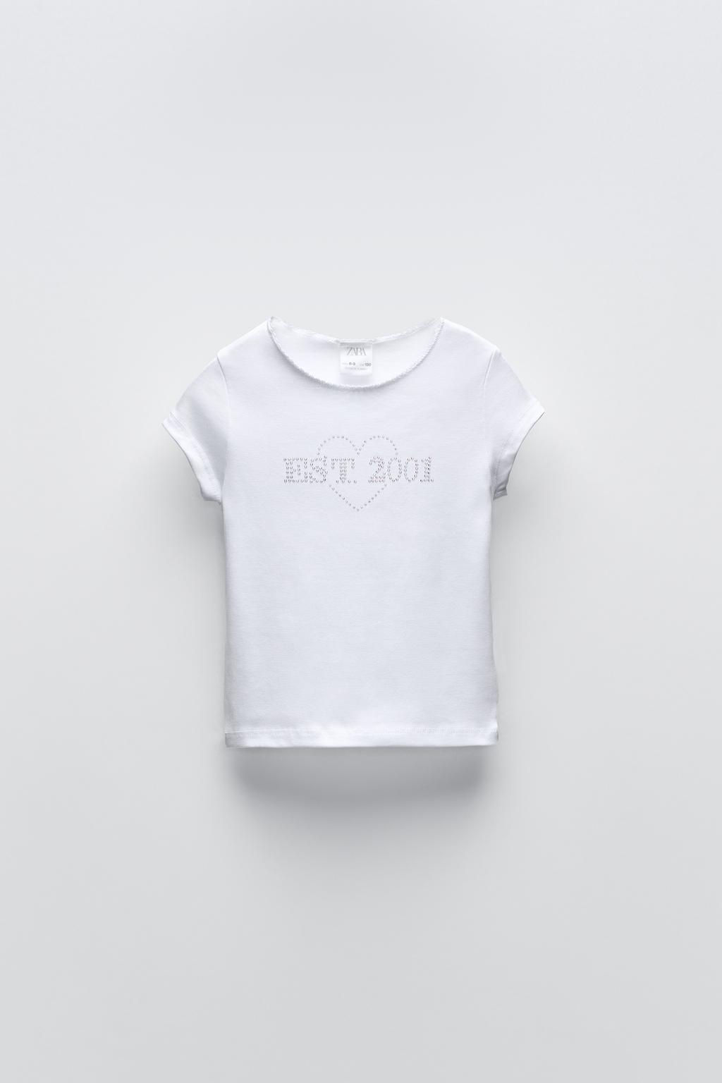 RHINESTONE T-SHIRT - Zara фото 2