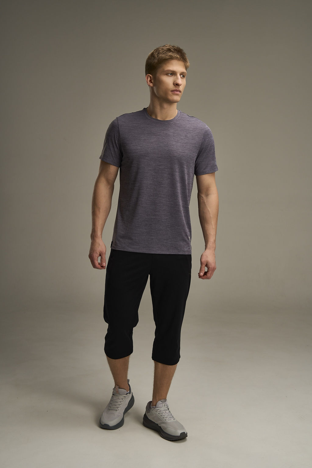 Брюки трикотажные 3/4 Черный - Anta фото 2