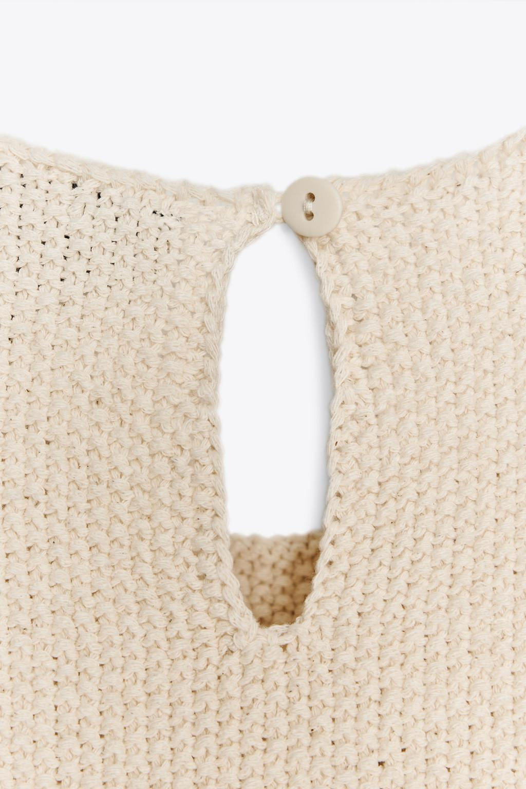SLEEVELESS KNIT TOP - Zara фото 9