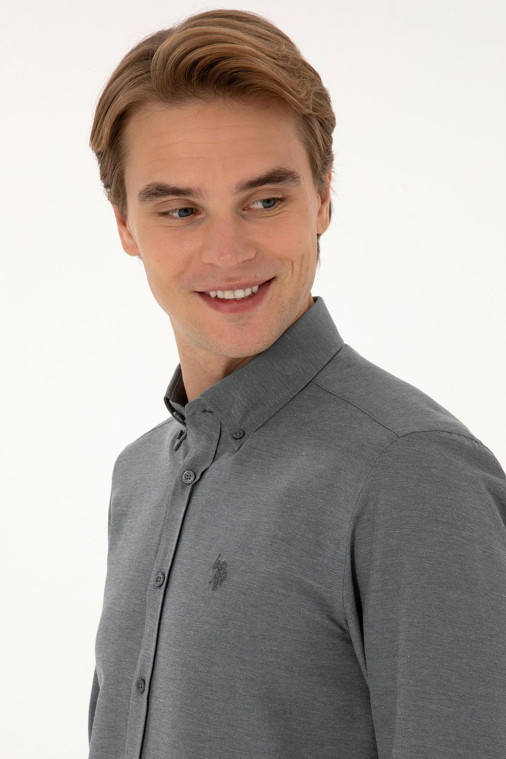 Erkek Antrasit Uzun Kollu Basic G_mlek Sepette S_rpriz _ndirim - U.s. polo assn фото 2