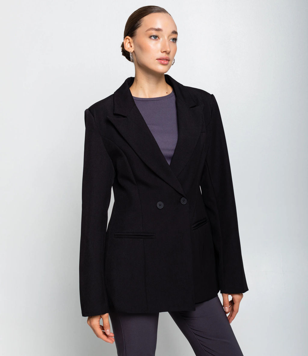 Жакет #КТ20723, чёрный