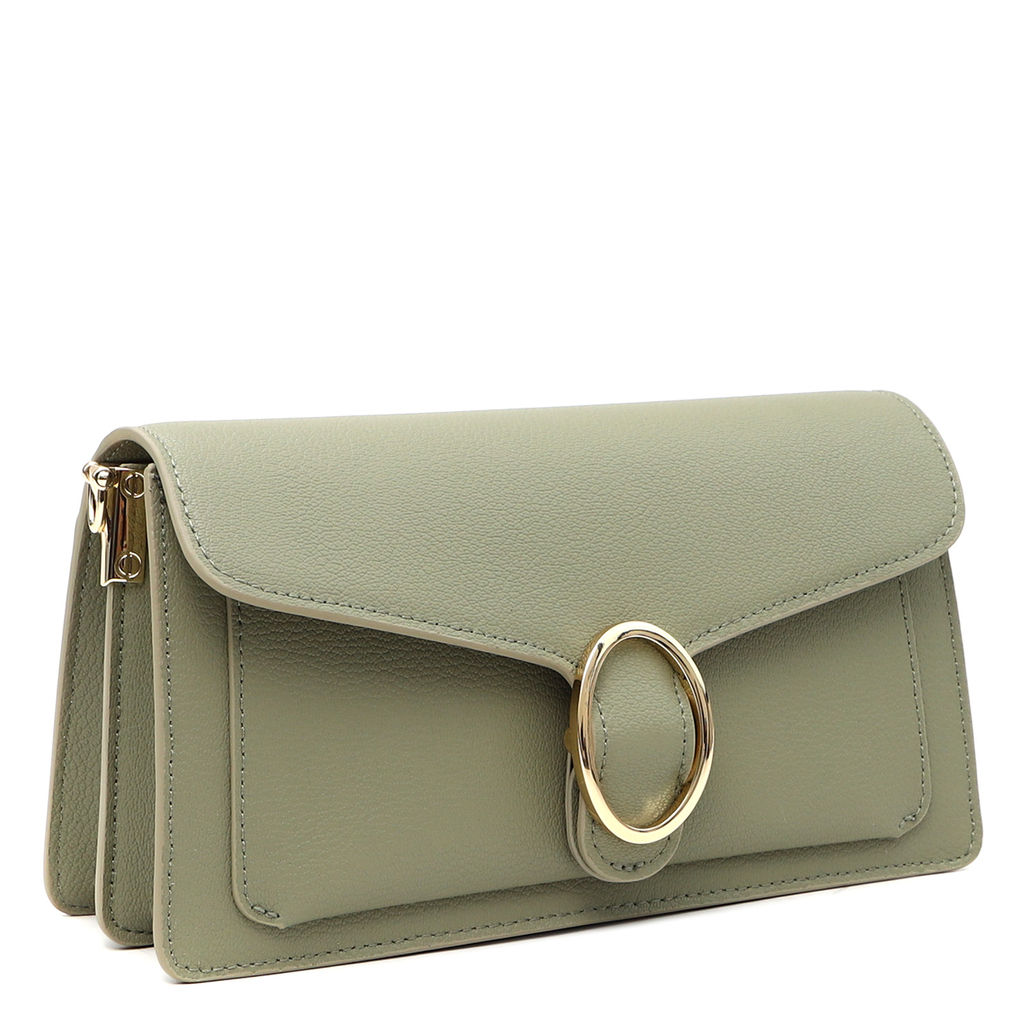 Женская сумка на плечо TENDANCE Артикул 3846130, бежево-зеленый  фото 3