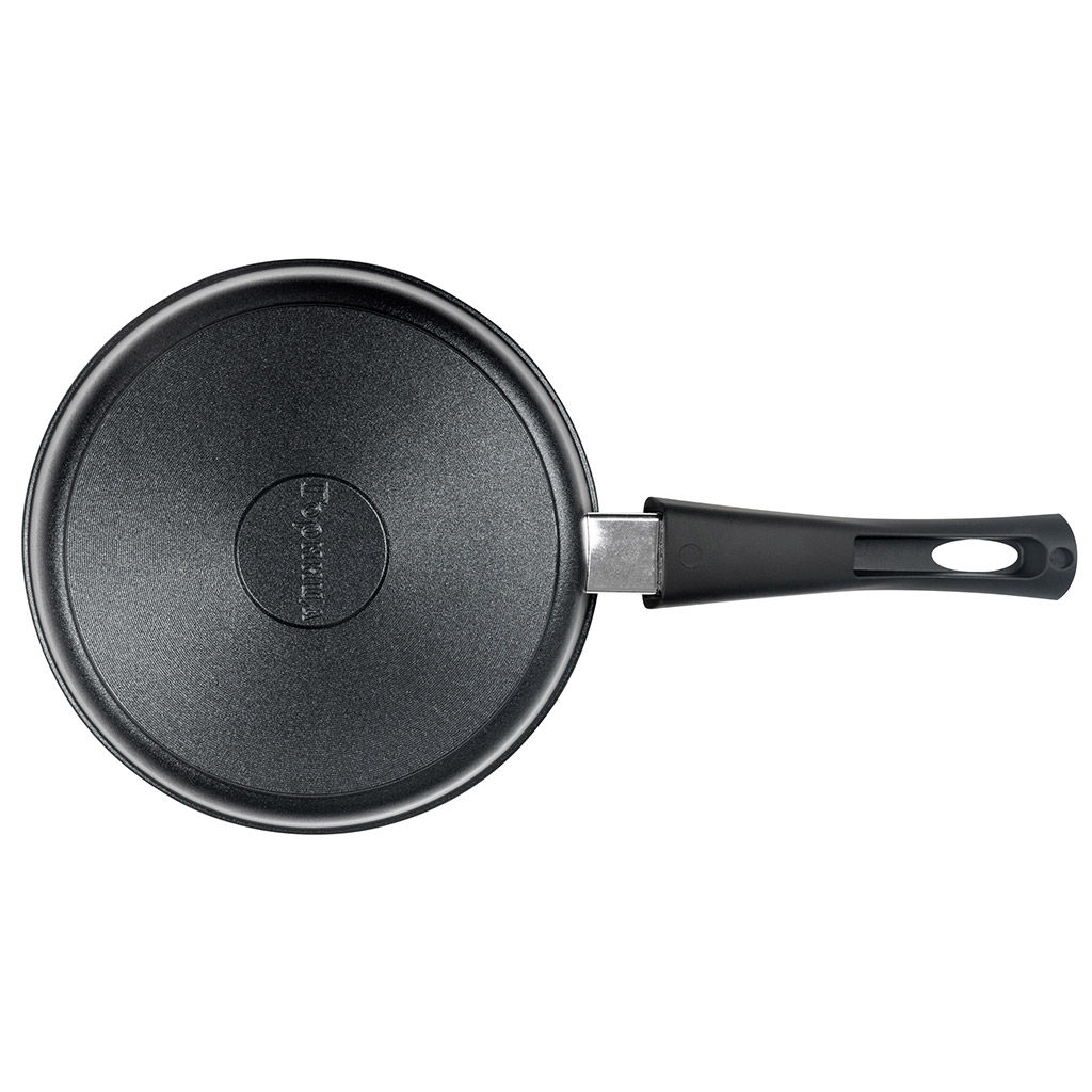 Сковорода с тефлоновым покрытием д20см Классик, h5,1см, s0,38см, съемная ручка из термостойкого пластика (Россия) - Домашняя мода фото 3