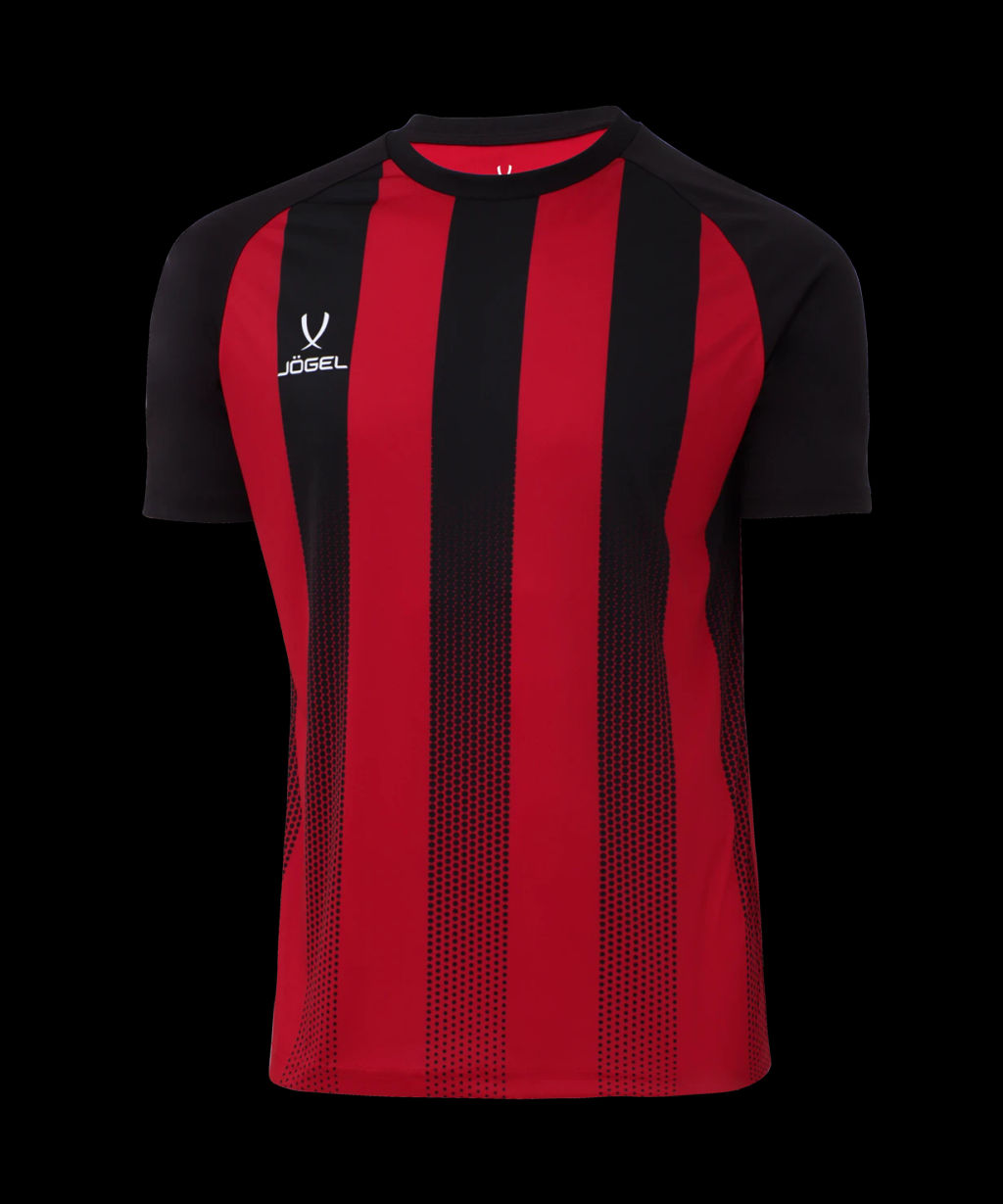 Футболка игровая JOGEL CAMP Striped Jersey, красный/черный