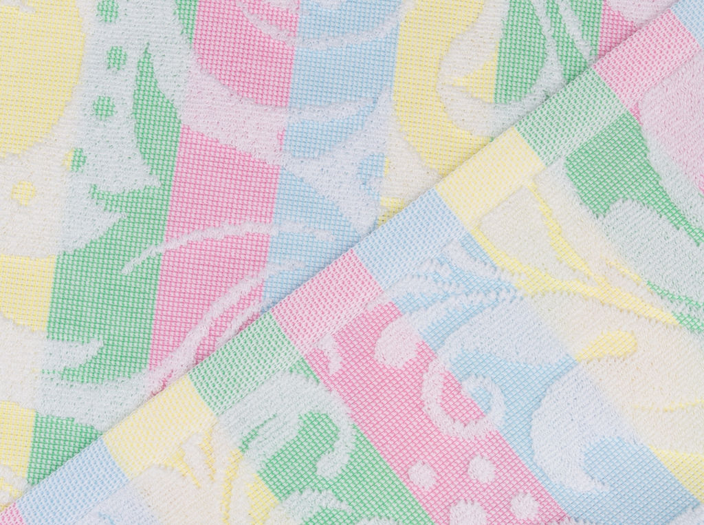 Полотенце махровое 6с104.411ж1 Рамиата (св.радужка1) 67х40см