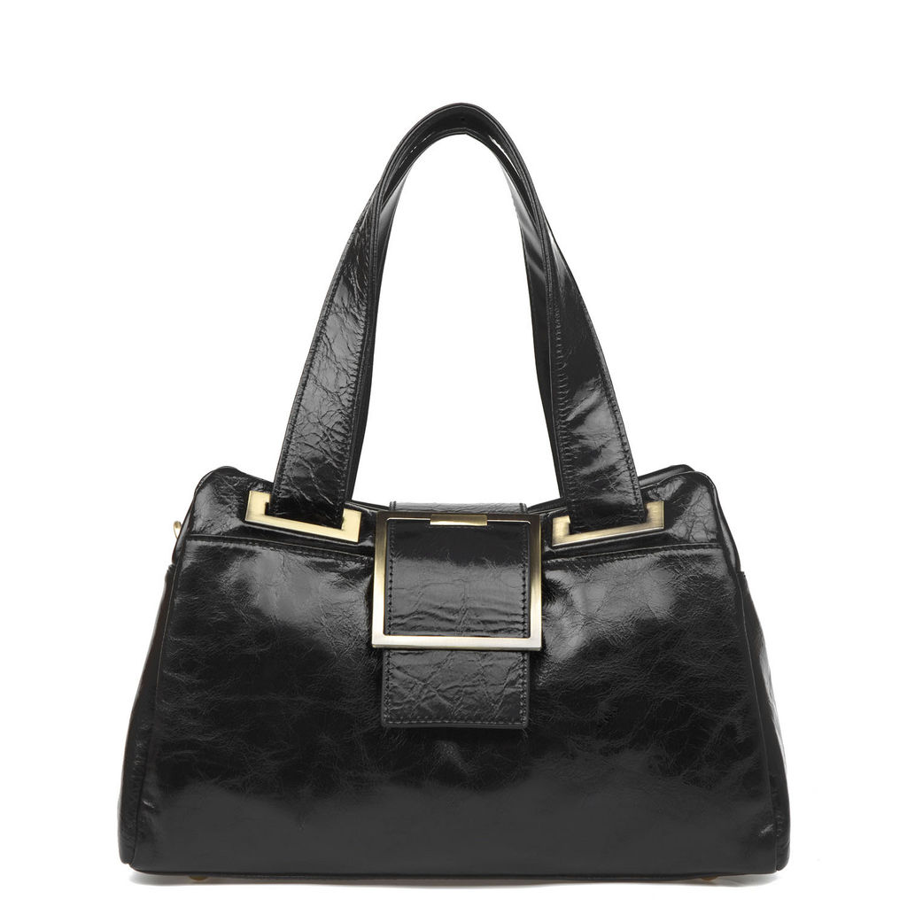 Y1917-BL black, Женская кожаная сумка, Barcelo Biagi