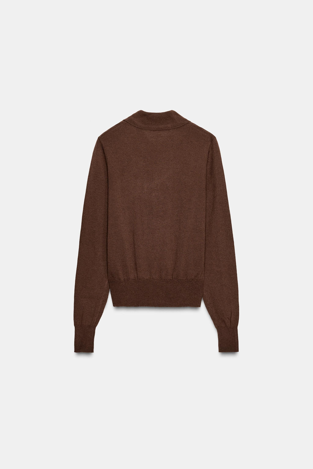 BASIC WOOL POLO SHIRT - Zara фото 24