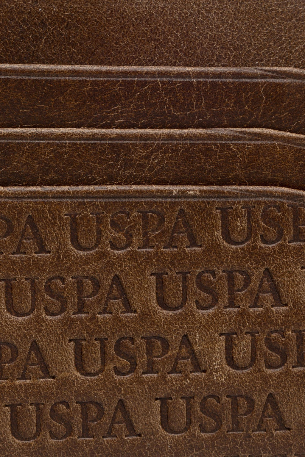 Мужская коричневая визитница - U.s. polo assn фото 5
