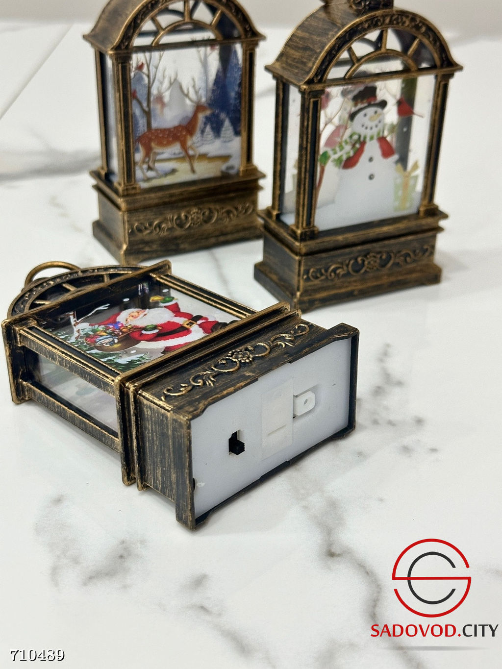 Фонарь новогодний декоративный