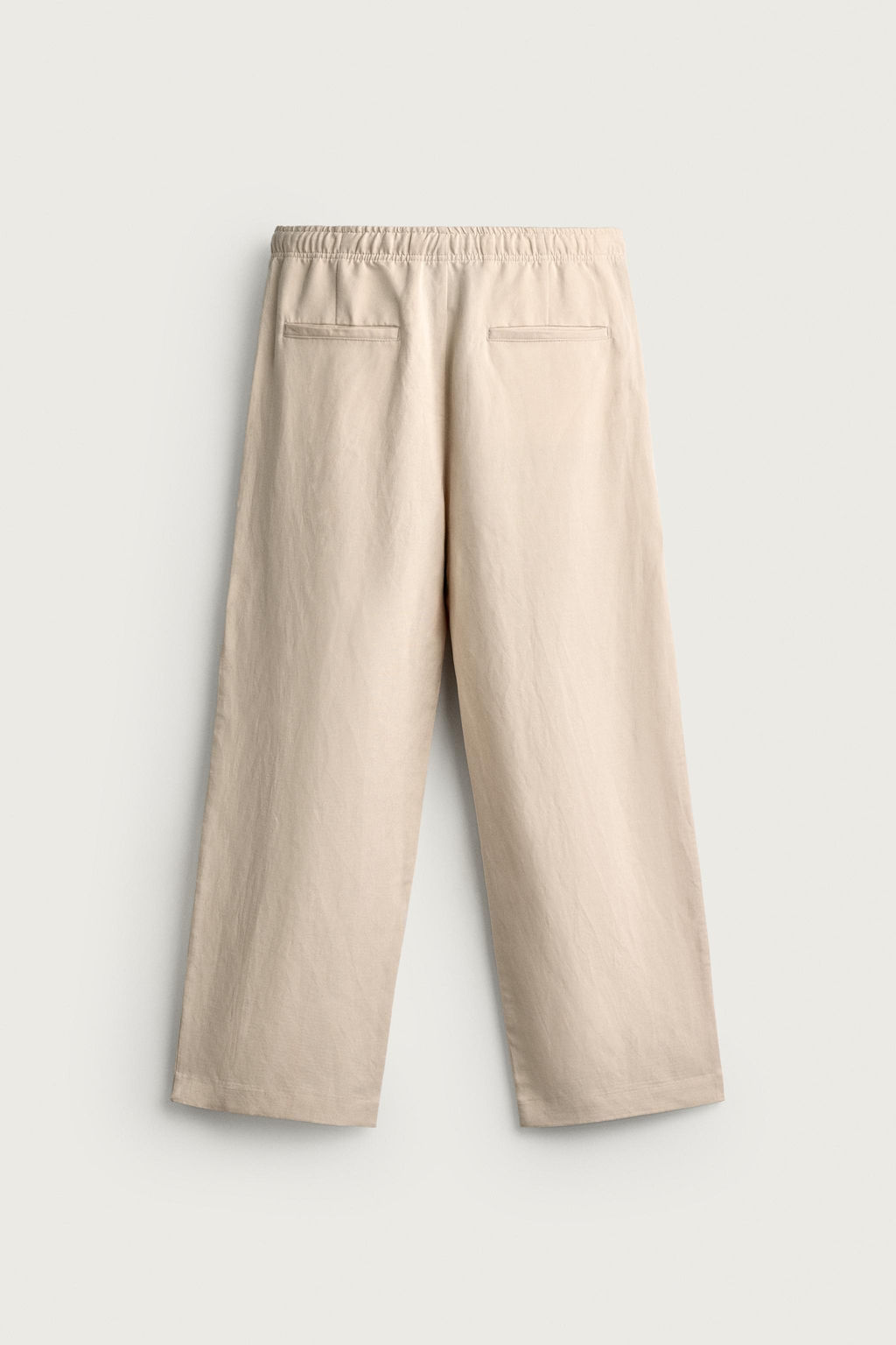 PANTAL?N RELAXED FIT VISCOSA - LINO / Crudo - Zara фото 7