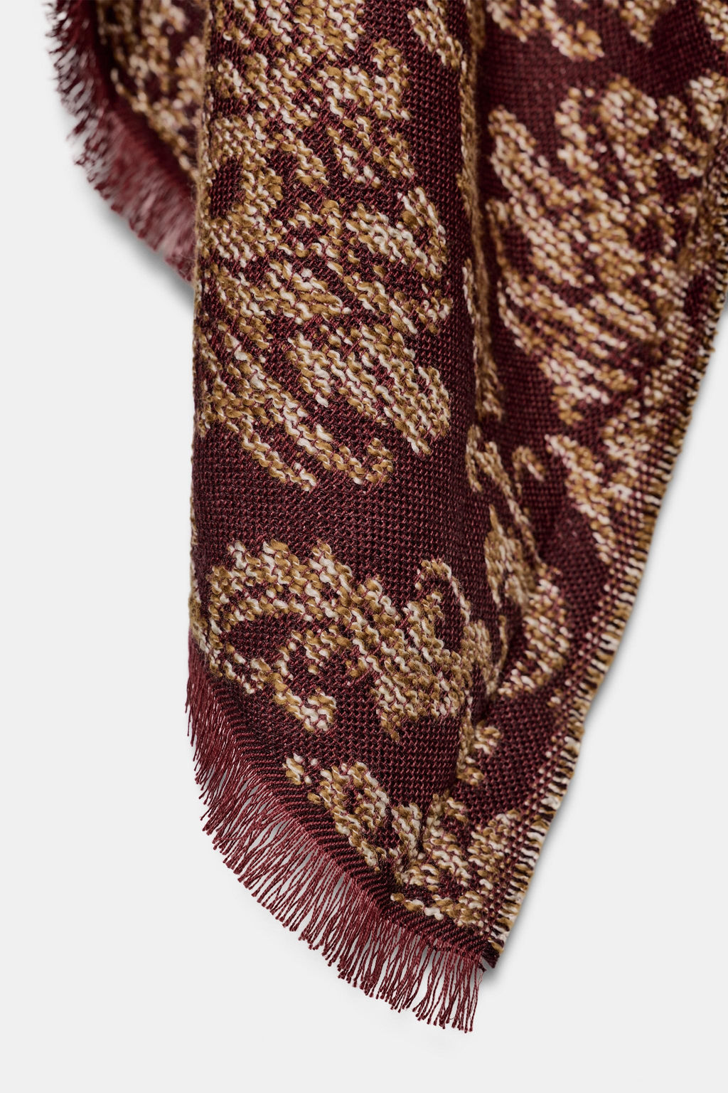 JACQUARD LONG CAPE - Zara фото 5