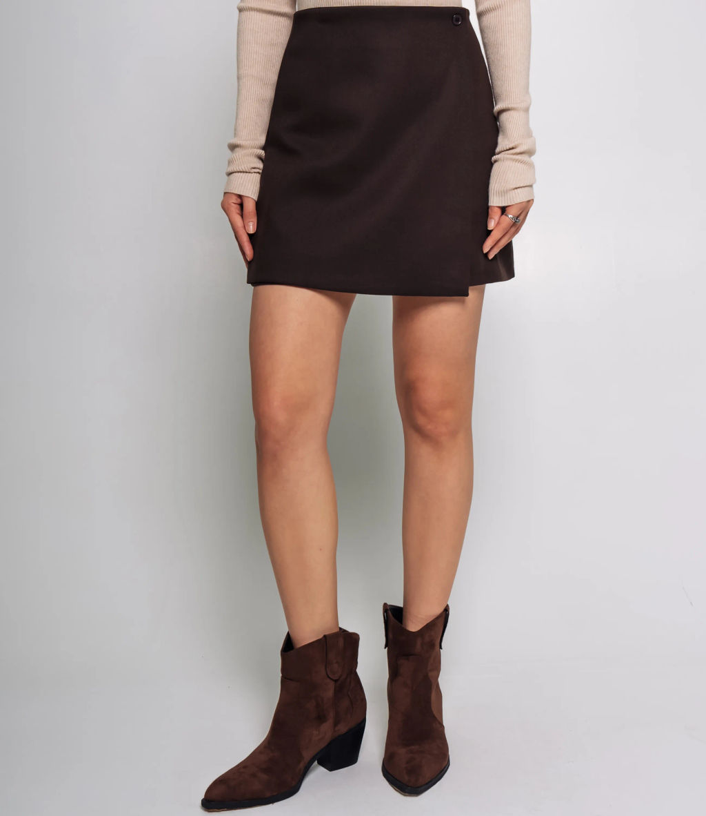 Юбка #КТ8662 (1), шоколадный