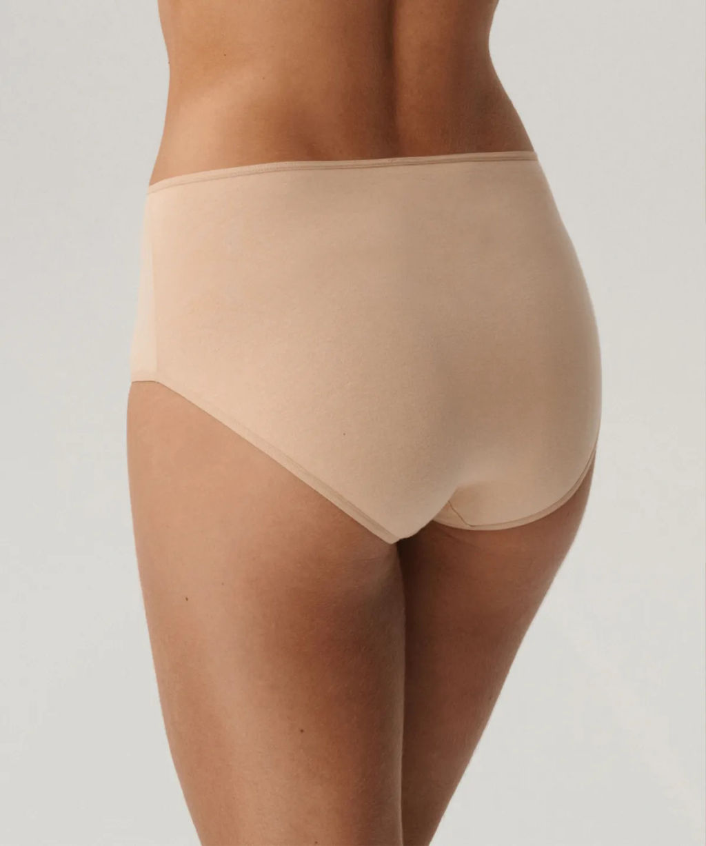 ATLANTIC 3BLP-585 Трусы макси Basic - набор 3 шт. бежевый  фото 3