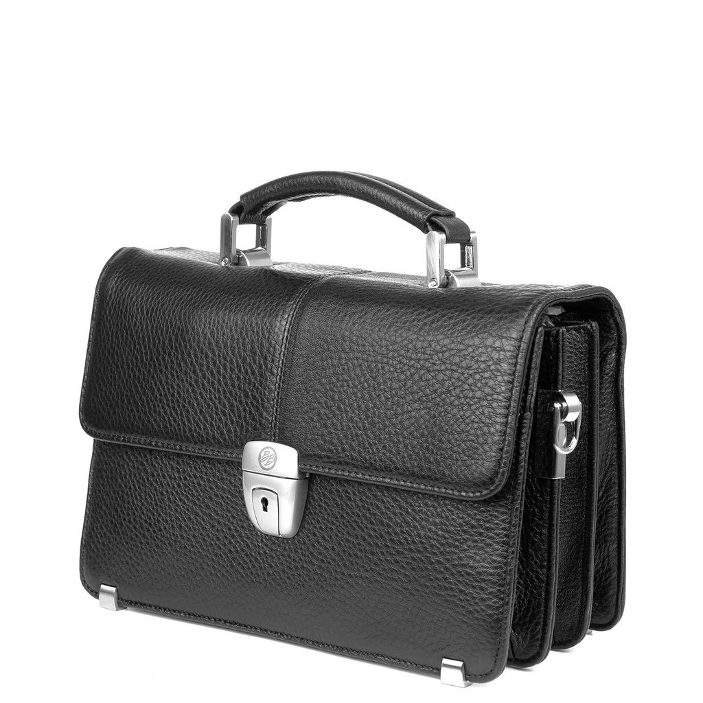 Мужская кожаная сумка мессенджер - Barcelo biagi фото 2