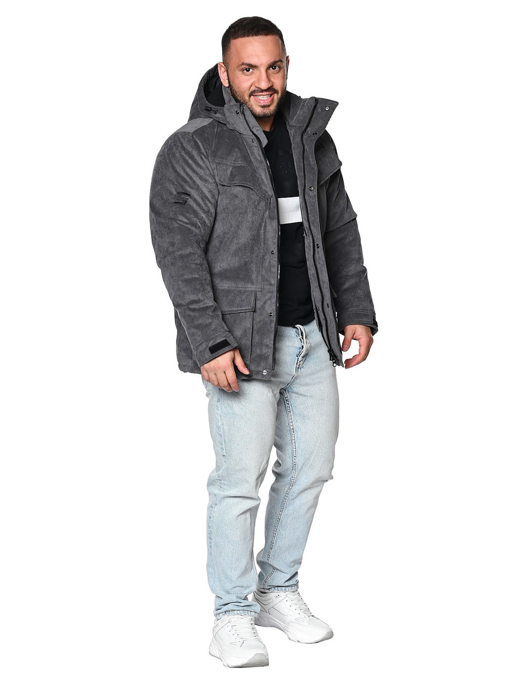 Куртка A-0183 Серый