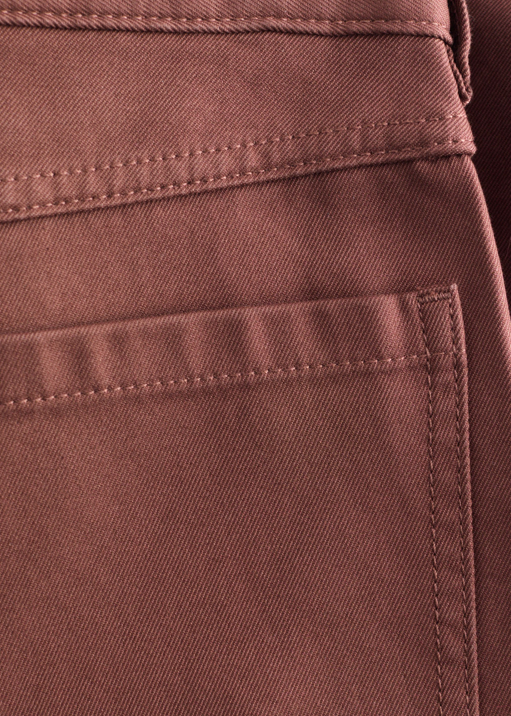 Pantalones de algod?n relajados de perneras anchas - H&m фото 9