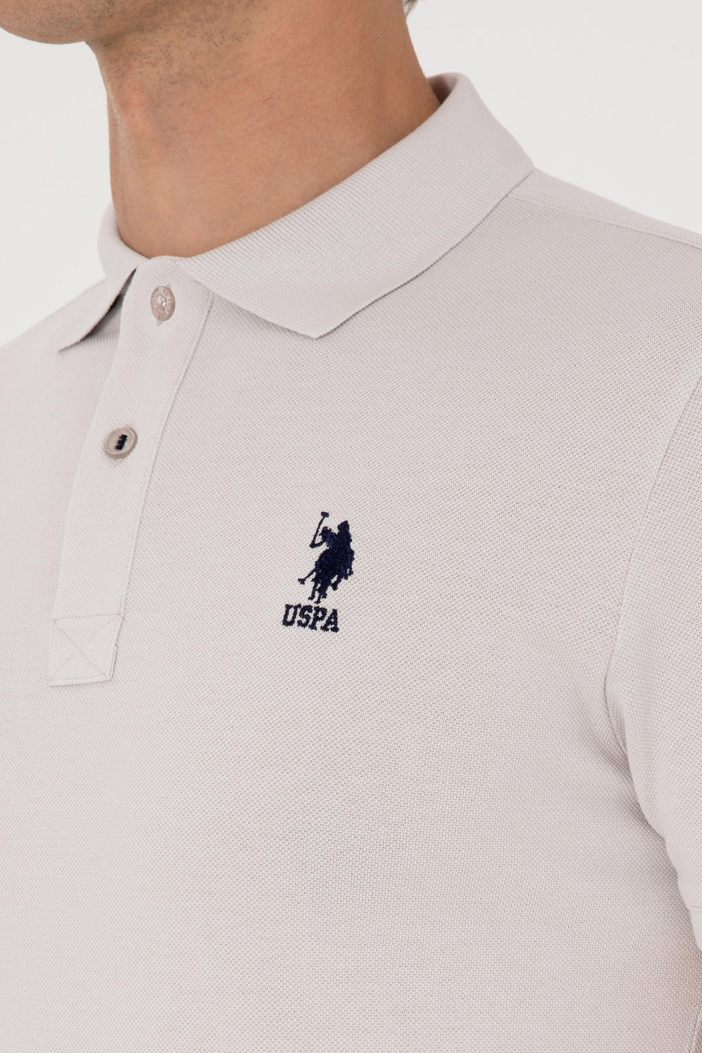 Erkek A__k Gri Basic Ti__rt - U.s. polo assn фото 7