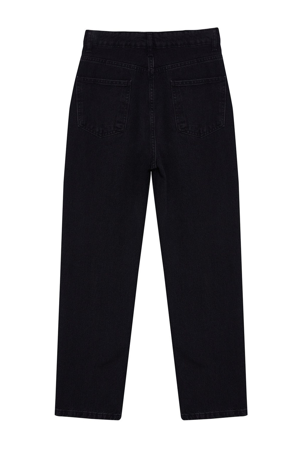 TRENDYOLMILLA Mavi Yuksek Bel Straight Jeans TWOSS23JE00089  фото 37