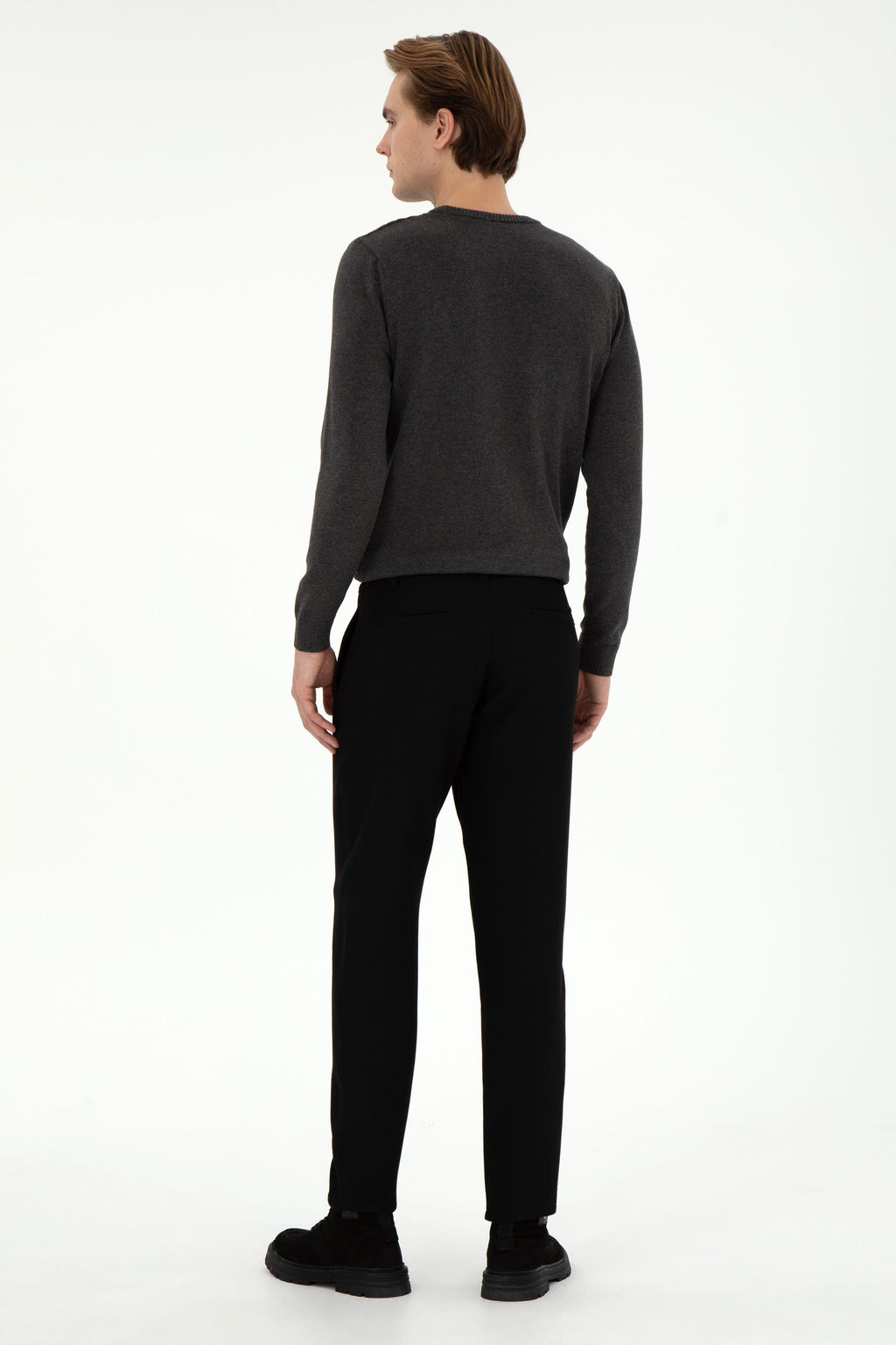 Мужские черные брюки из плотной ткани Неожиданная скидка в корзине - U.s. polo assn фото 4