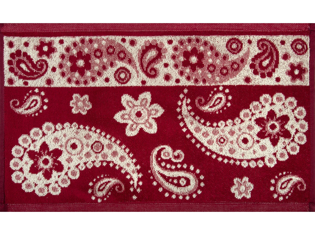 Полотенце махровое 1с105.413ж1 Ярмарка (бордо) 50х30 см