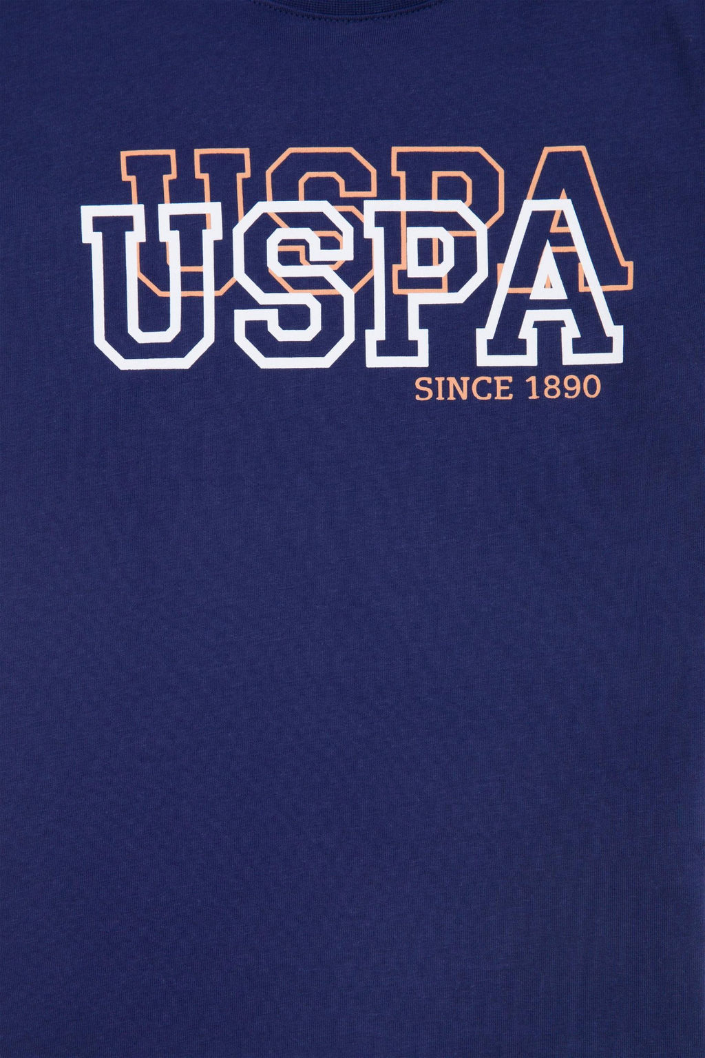 Детская темно-синяя футболка с круглым вырезом Неожиданная скидка в корзине - U.s. polo assn фото 4