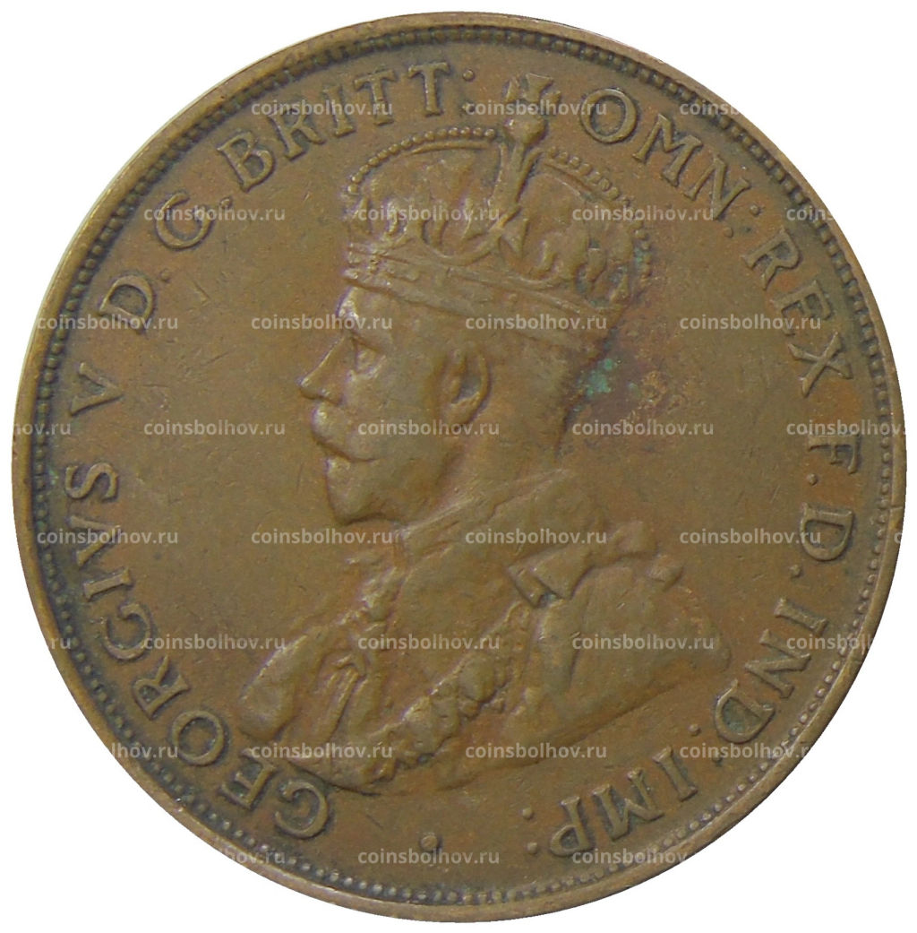 1 пенни 1935 года Австралия