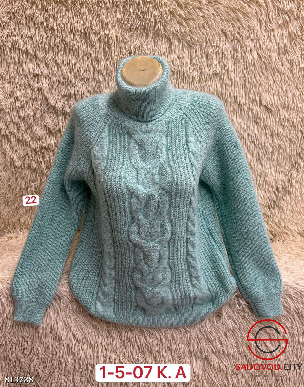 Свитер женский с высоким горлом - Bruno фото 5