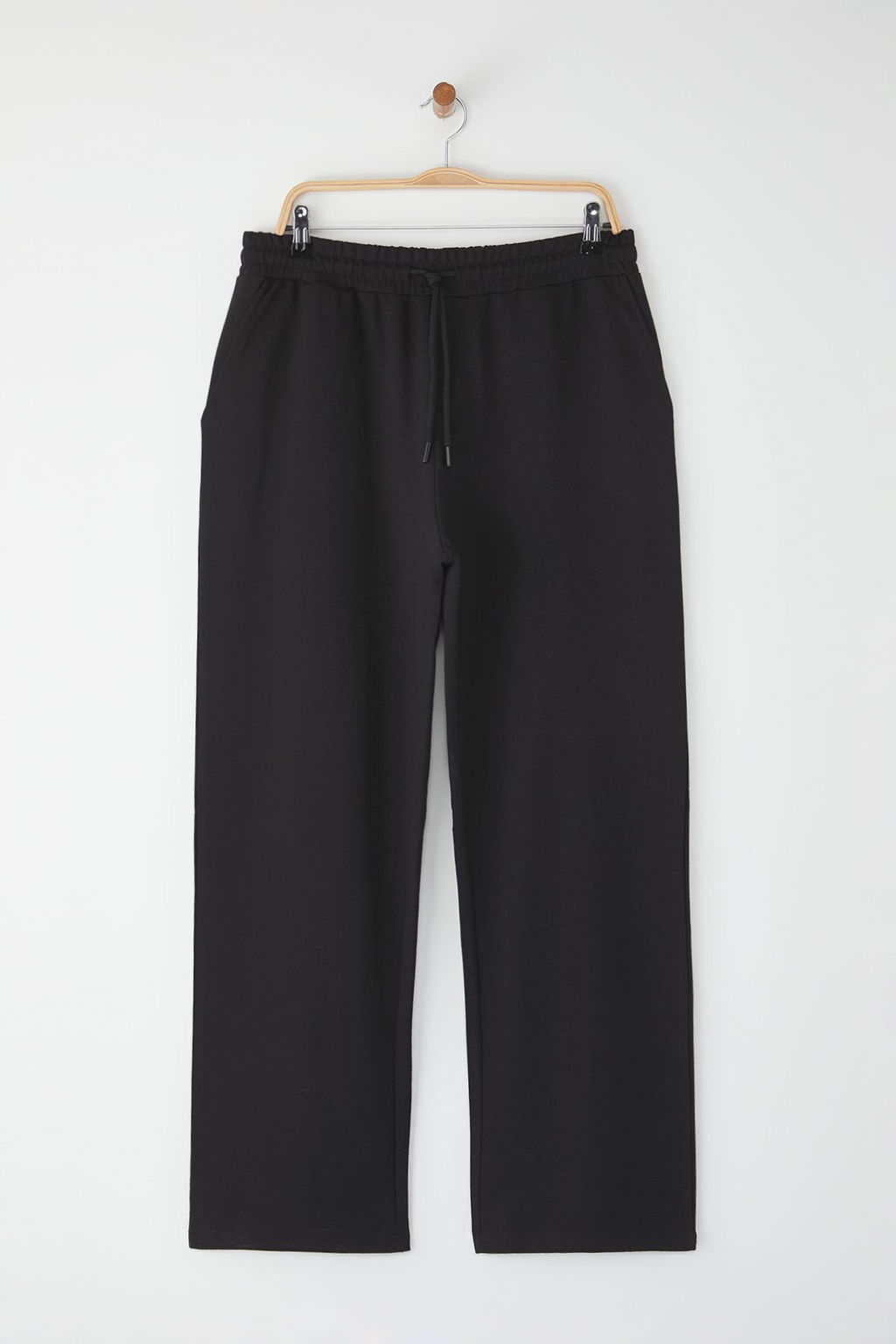 TRENDYOL MAN Siyah Oversize/Genis Kesim Bol Paca Los Angeles Bask?l? Esofman Alt? TMNSS25EA00005 - Trendyolmilla фото 2