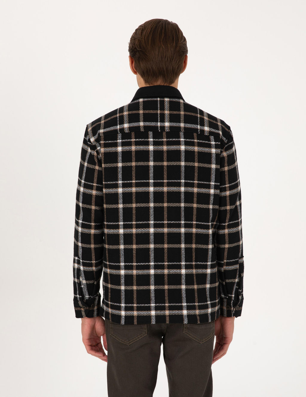 Siyah Comfort Fit Uzun Kollu G_mlek - Pierre cardin фото 5