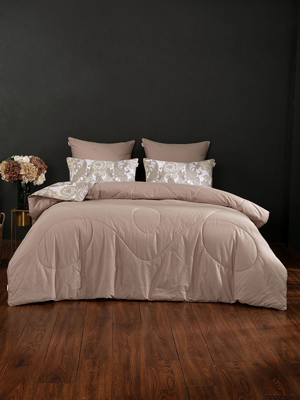 Комплект с одеялом Орлеан (капучино жемчуг) Cotton