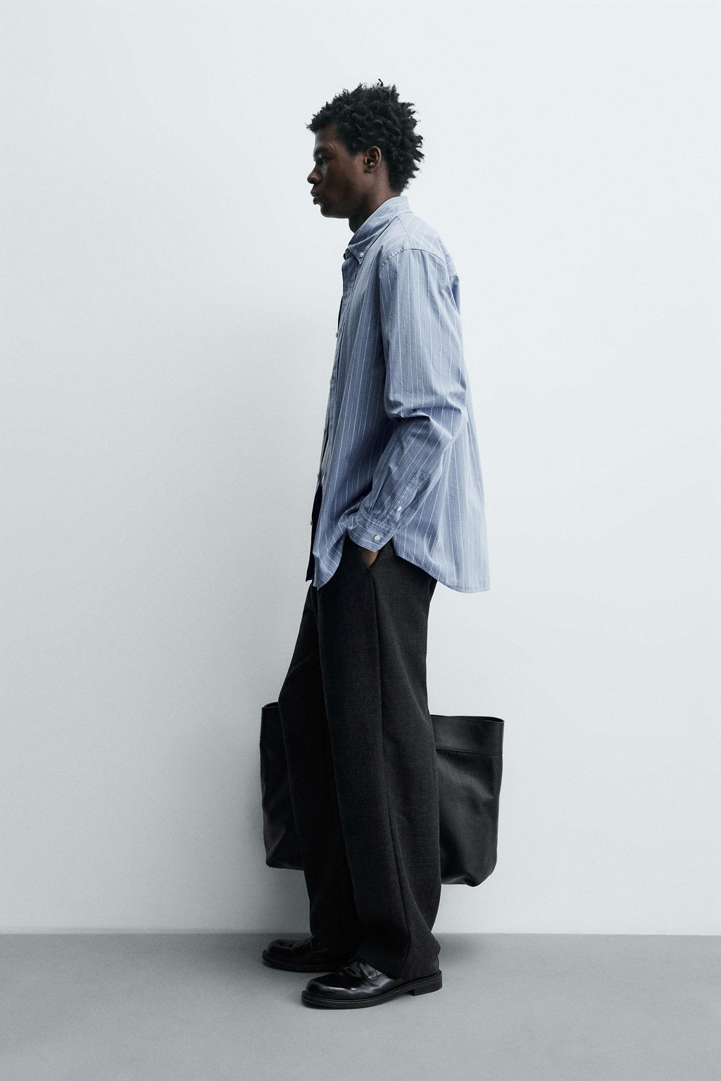 STRIPED TEXTURED SHIRT - Zara фото 4