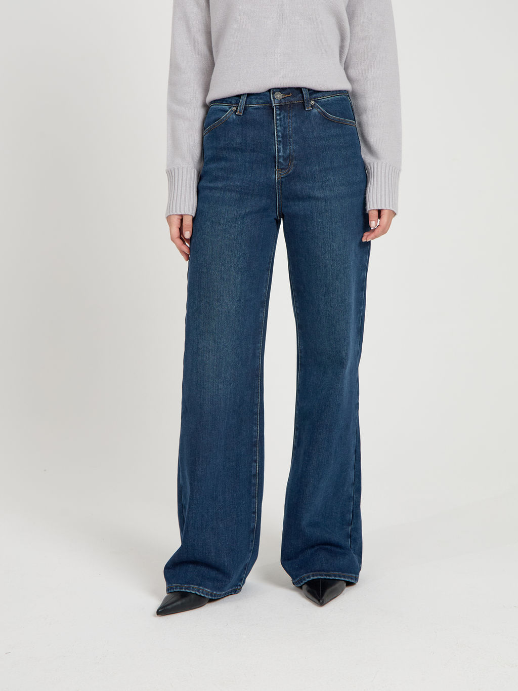 Женские Джинсы Утепленные WIDE LEG - Mossmore фото 2