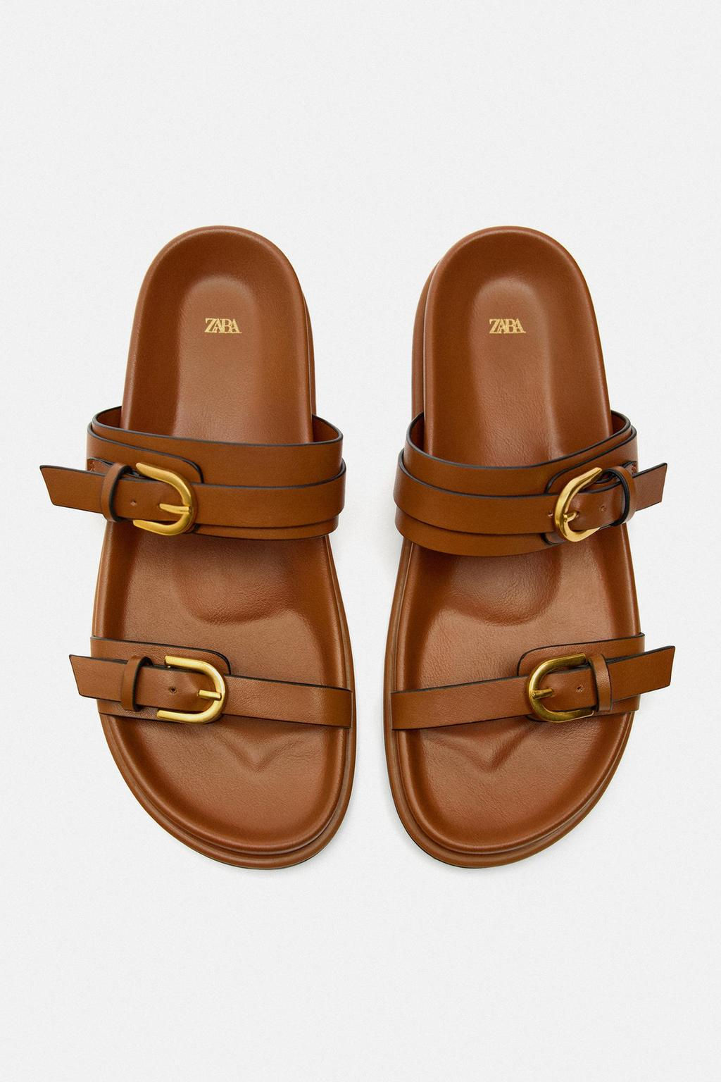 SANDALS WITH BUCKLES - Zara фото 5