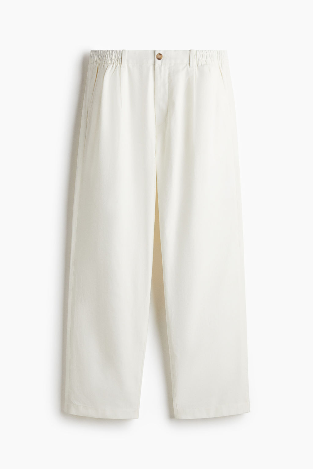 Pantal?n sastre en mezcla de lino Relaxed Fit - H&m фото 3