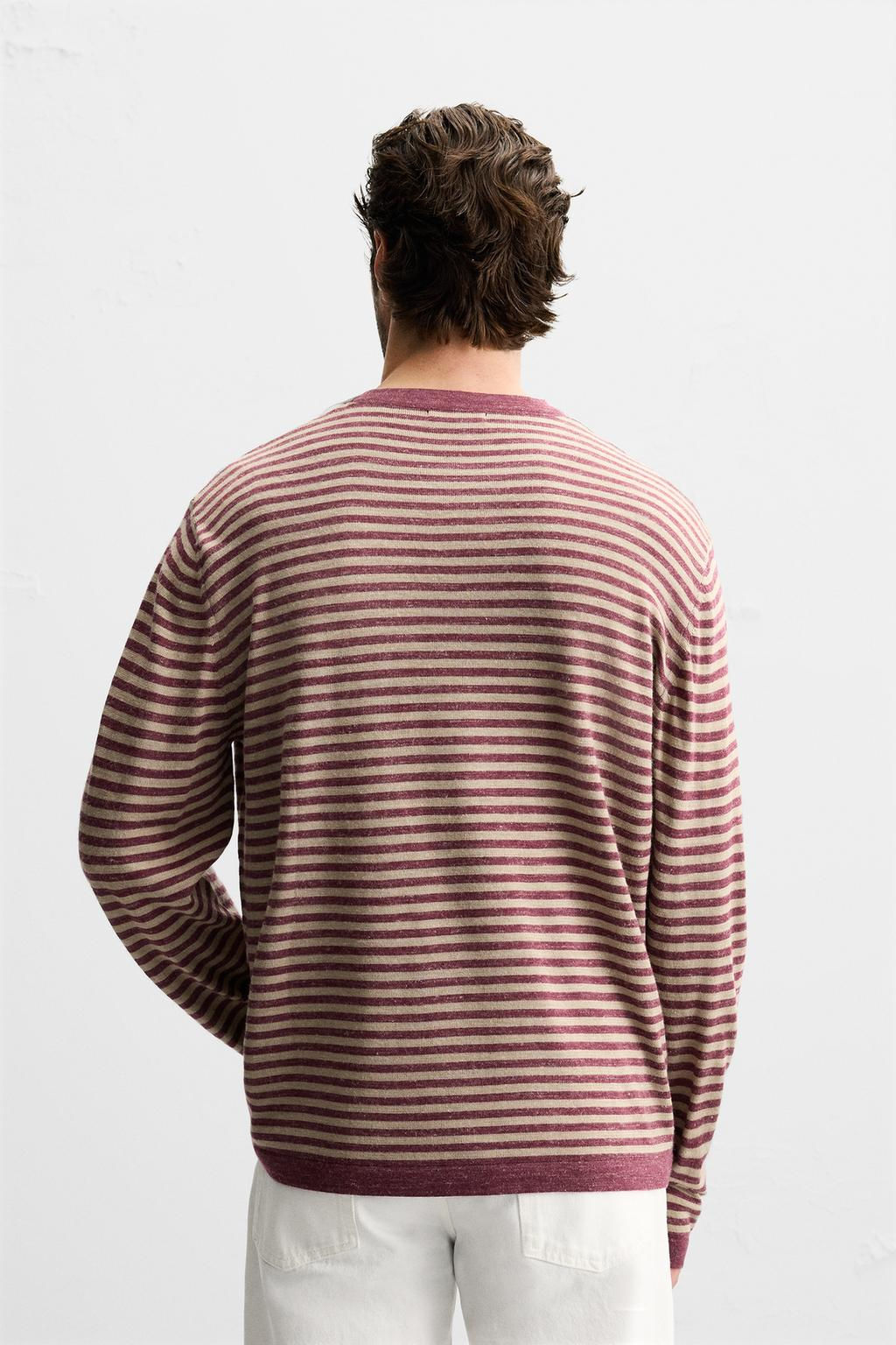 STRIPED JACQUARD SWEATER - Zara фото 3