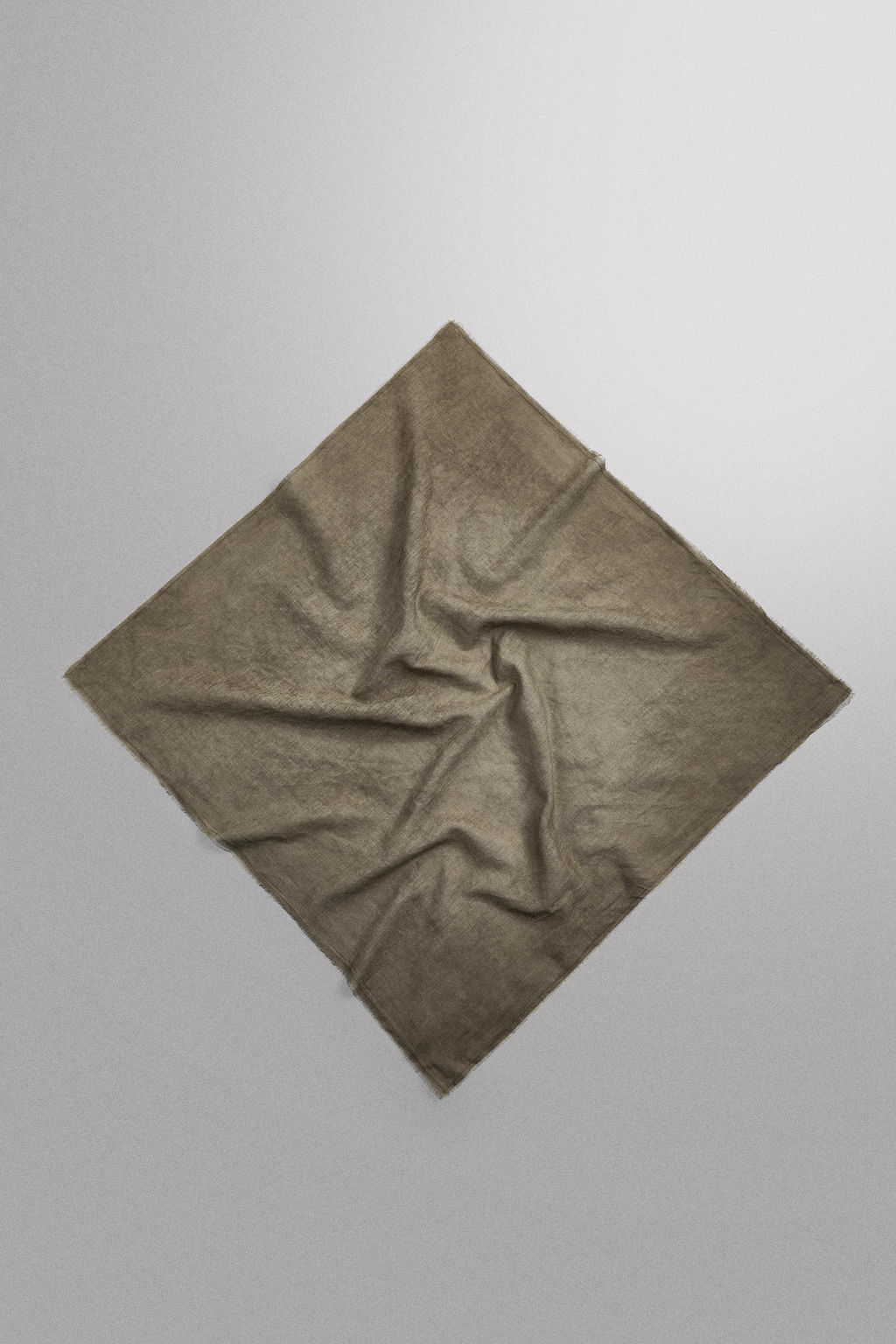 BANDANA LIGERA ALGOD?N / Gris topo - Zara фото 3