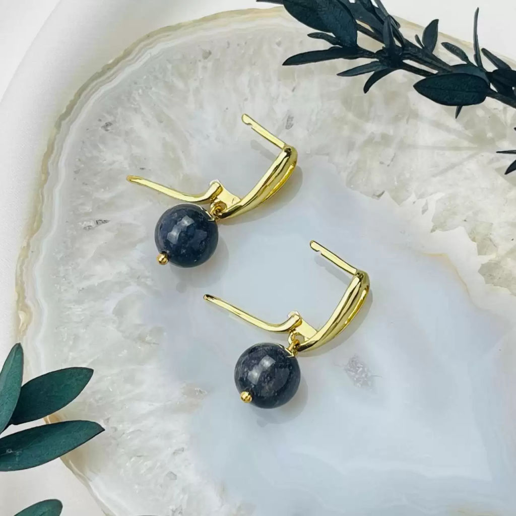 Серьги из Иолита - Радуга самоцветов фото 4