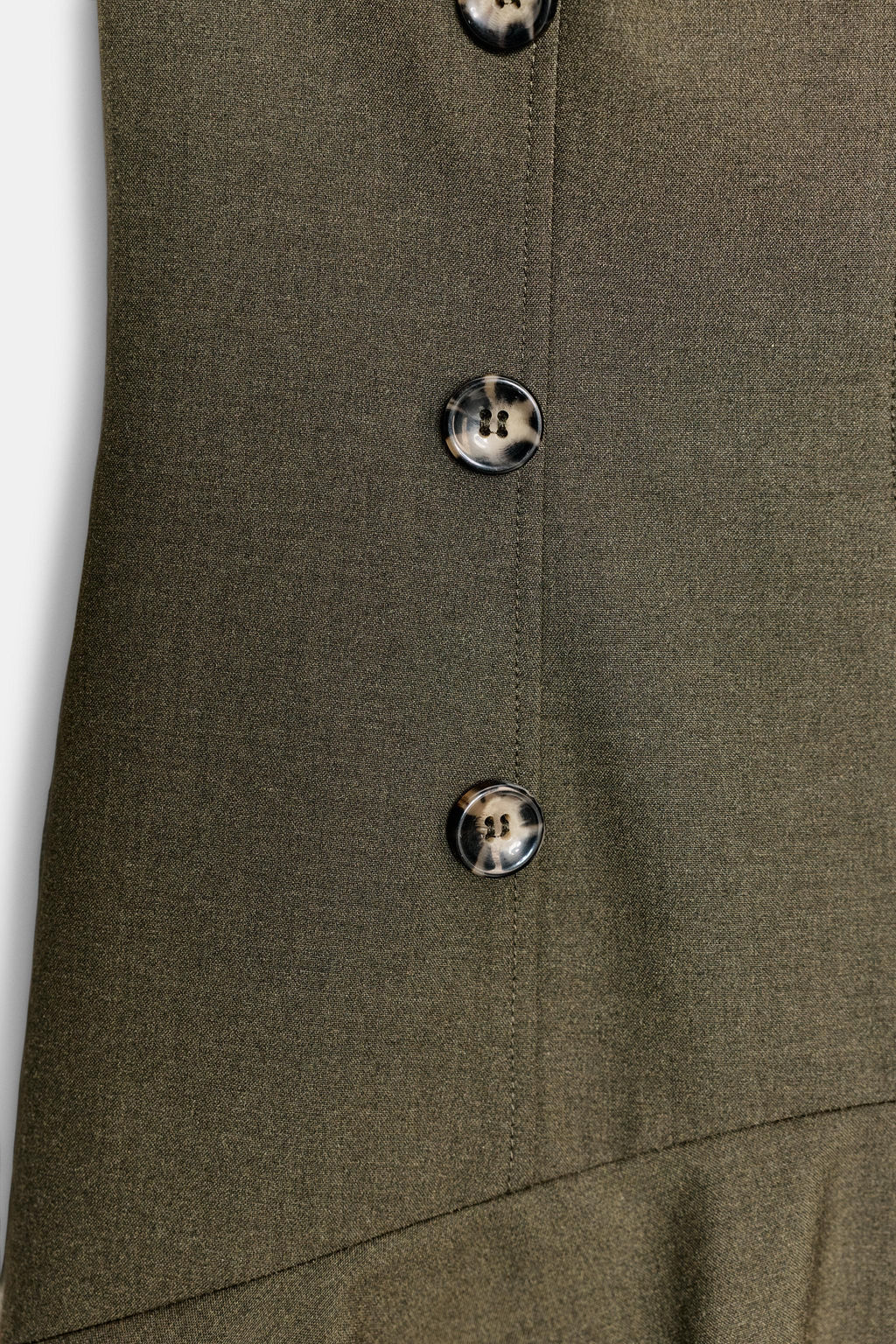 SHORT DRESS WITH SHOULDER PADS AND RUFFLES - Zara фото 9