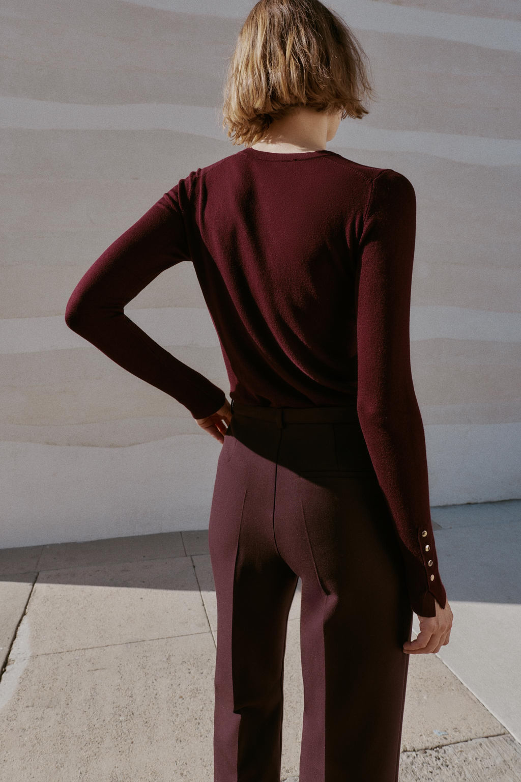 BASIC PLAIN KNIT SWEATER - Zara фото 29