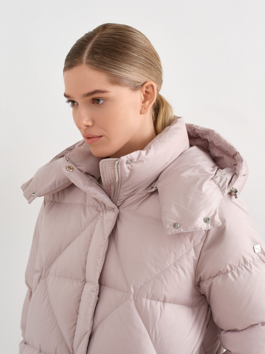 Conso/WDM 230553 - lilac mist Пуховое пальто  фото 3