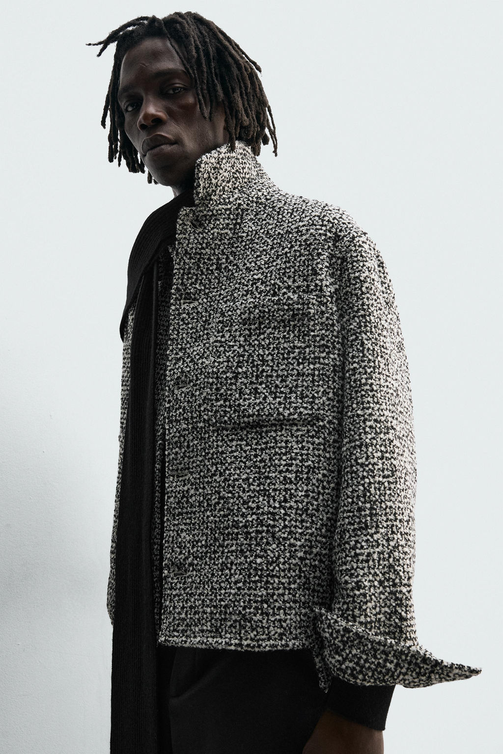 TEXTURED OVERSHIRT WITH POCKETS - Zara фото 6