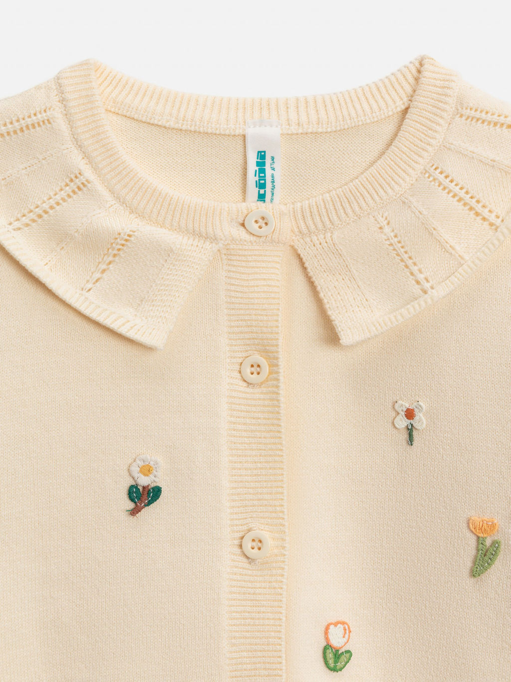 ACOOLA / Кардиган детский для девочек Jojo бежевый  фото 5