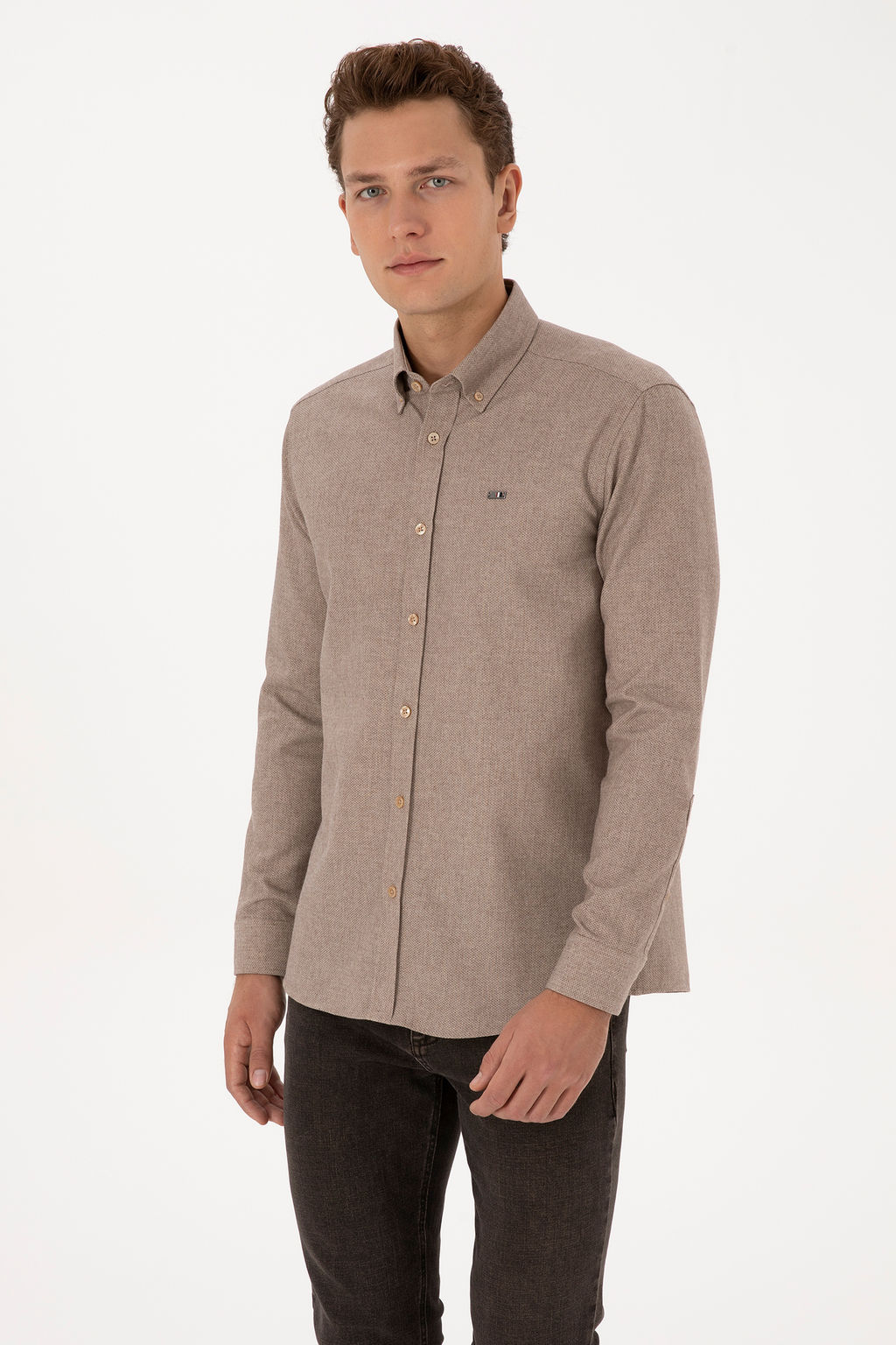 Erkek Camel Uzun Kollu G_mlek - U.s. polo assn фото 10