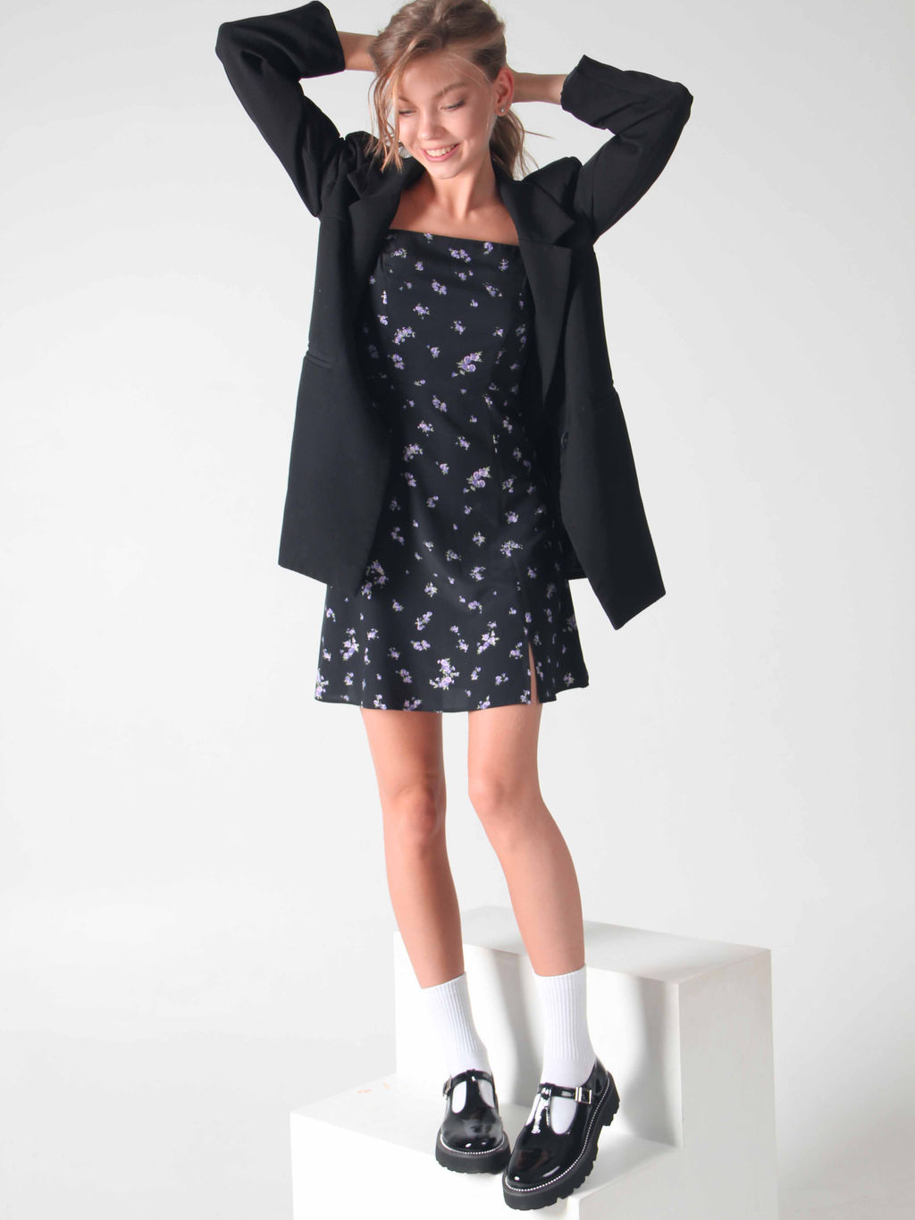 Туфли полуботинки 1004.5151 bl. Черный