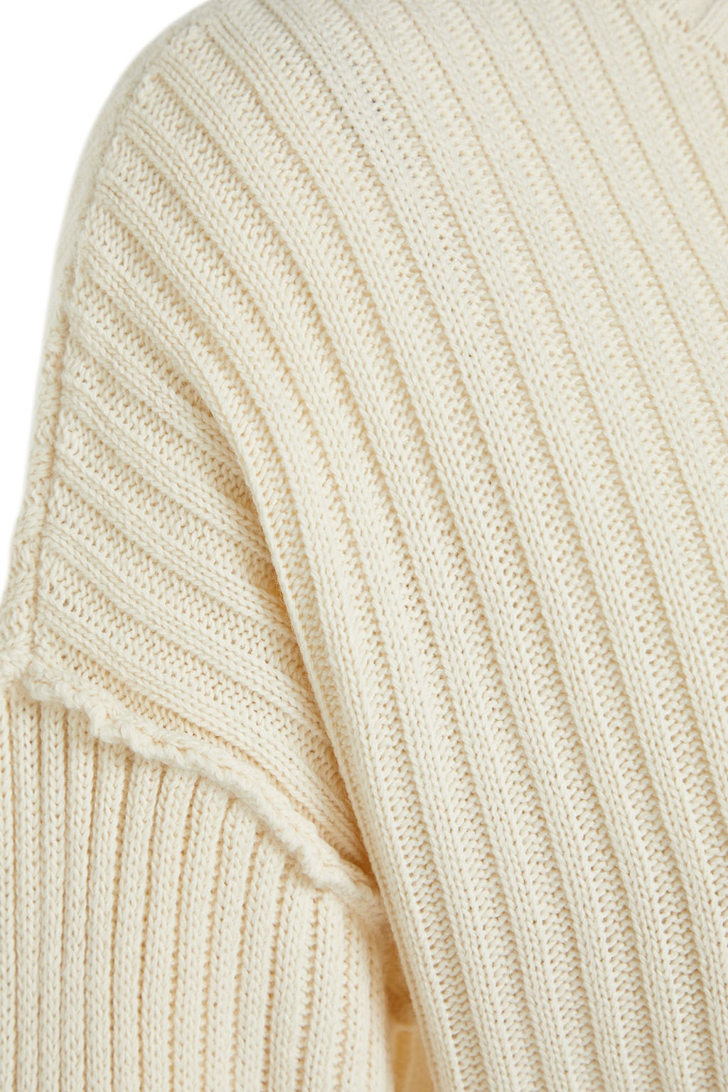 Ekru Super Crop Basic Triko Kazak TWOAW24KZ00275 - Trendyolmilla фото 7