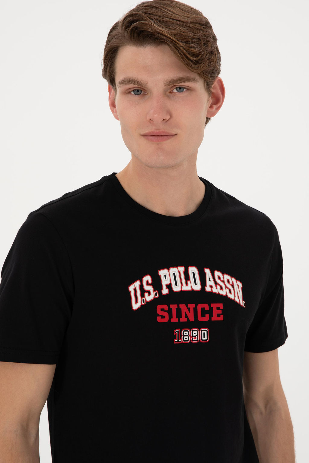 Erkek Regular Fit Bisiklet Yaka Siyah Ti__rt Sepette S_rpriz _ndirim - U.s. polo assn фото 2