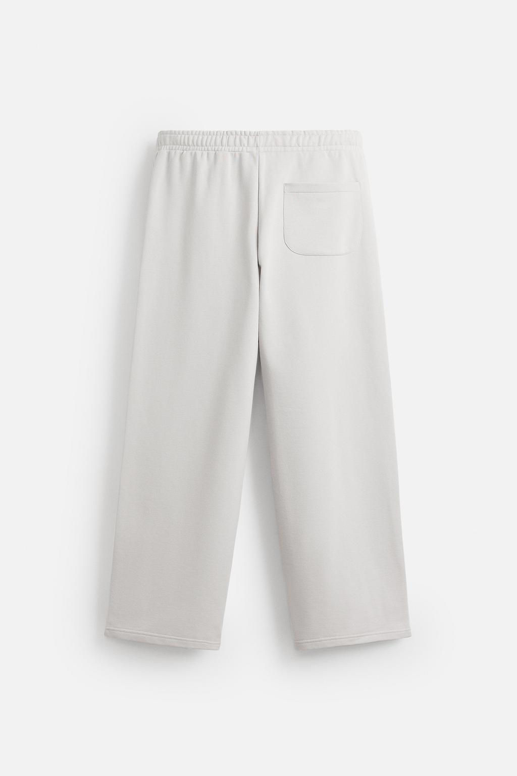 WIDE-LEG JOGGER TROUSERS - Zara фото 8