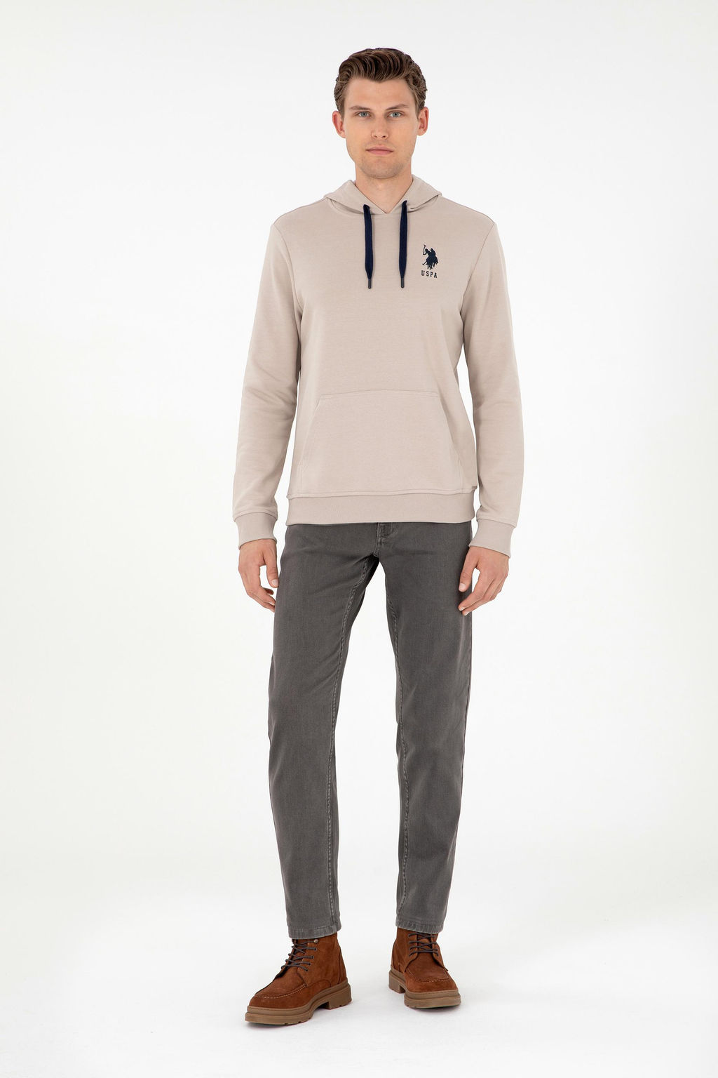 Мужская базовая толстовка Stone Неожиданная скидка в корзине - U.s. polo assn фото 4